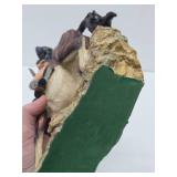 Myths & Legends Sculpture - Lady Warrior on Horse