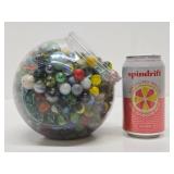 Large Jar Full of Assorted Vintage etc MArbles