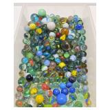Large Jar Full of Assorted Vintage etc MArbles