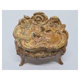 Signed Vintage Art Nouveau Trinket/Vanity Box by The Jennings Brothers