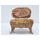 Signed Vintage Art Nouveau Trinket/Vanity Box by The Jennings Brothers