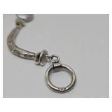 Sterling Silver, Genuine Pearl & Stone Bracelet