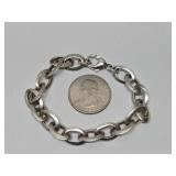 Sterling Silver Link Bracelet - 7"