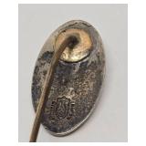 Vintage Sterling Silver US Army Adjutant General Corps Lapel Pin