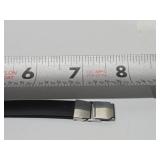 Matching Stainless Steel & 14K Gold Bracelet & Ring Set