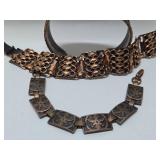 Group of 3 Vintage Copper Bracelets