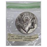 Large Vintage "The Search for Alexander" Commemorative Medal