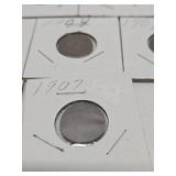 Lot of 13 Different US Indian Head Pennies #1 from 1882-1907