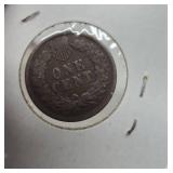 Lot of 13 Different US Indian Head Pennies #1 from 1882-1907