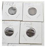 Lot of 13 Different US Indian Head Pennies #1 from 1882-1908