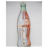 Larger Metal COCA COLA Advertising Bottle Thermometer