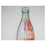Larger Metal COCA COLA Advertising Bottle Thermometer