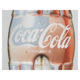 Larger Metal COCA COLA Advertising Bottle Thermometer