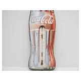 Larger Metal COCA COLA Advertising Bottle Thermometer