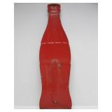 Larger Metal COCA COLA Advertising Bottle Thermometer