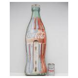 Larger Metal COCA COLA Advertising Bottle Thermometer