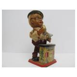 3 Vintage Battery-Op Toys - Casino "Sharpshooter" & 2 Bartenders - One w/Original Box