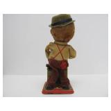 3 Vintage Battery-Op Toys - Casino "Sharpshooter" & 2 Bartenders - One w/Original Box