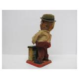 3 Vintage Battery-Op Toys - Casino "Sharpshooter" & 2 Bartenders - One w/Original Box