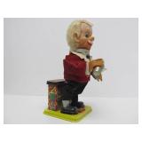 3 Vintage Battery-Op Toys - Casino "Sharpshooter" & 2 Bartenders - One w/Original Box