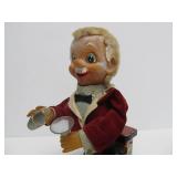 3 Vintage Battery-Op Toys - Casino "Sharpshooter" & 2 Bartenders - One w/Original Box