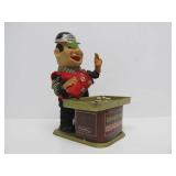 3 Vintage Battery-Op Toys - Casino "Sharpshooter" & 2 Bartenders - One w/Original Box