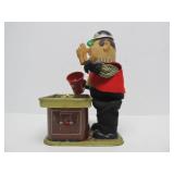 3 Vintage Battery-Op Toys - Casino "Sharpshooter" & 2 Bartenders - One w/Original Box