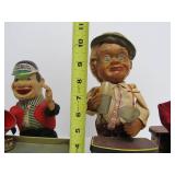 3 Vintage Battery-Op Toys - Casino "Sharpshooter" & 2 Bartenders - One w/Original Box