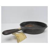 2 Old Vintage Cast Iron Skillets