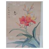 2 Excellent Vintage Original Oriental Paintings on Silk