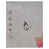 2 Excellent Vintage Original Oriental Paintings on Silk