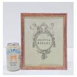 Unused OLIVIA RIEGEL Crystal Encrusted Picture Frame - 8" x 10"