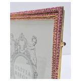 Unused OLIVIA RIEGEL Crystal Encrusted Picture Frame - 8" x 10"