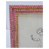 Unused OLIVIA RIEGEL Crystal Encrusted Picture Frame - 8" x 10"