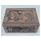 Group of Mid Century Carved Wood Decor Pieces - Honduran