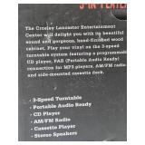 Unused CROSLEY Lancaster 5-In-One Entertainment Center - Turntable, Stereo etc