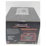 Unused CROSLEY Lancaster 5-In-One Entertainment Center - Turntable, Stereo etc