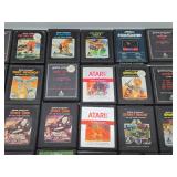 Large Lot of Vintage ATARI Video Games
