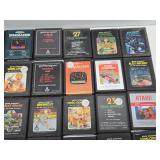 Large Lot of Vintage ATARI Video Games