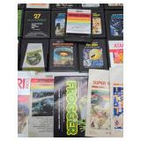 Large Lot of Vintage ATARI Video Games