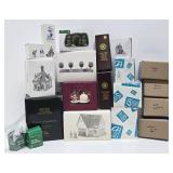 Estate Lot of Mint in Box Christmas Village House Buildings etc