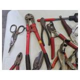 LARGE Estate Lot of Assorted Cutting Tools Including Bolt Cutters
