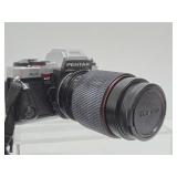 PENTAX Film Camera w/Zoom Lens & Accessories