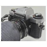 PENTAX Film Camera w/Zoom Lens & Accessories