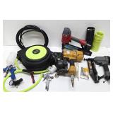 Estate Lot of Good Air Tools Hoses etc