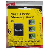 Group of Brand New Memory Cards & External Hard Drive