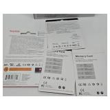 Group of Brand New Memory Cards & External Hard Drive