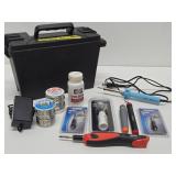 Estate Lot of Soldering Tools & Supplies