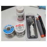 Estate Lot of Soldering Tools & Supplies