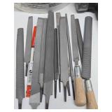 Estate Lot w/Tool Bucket Full of Good Wrenches Hammers Hatchet Files & More!